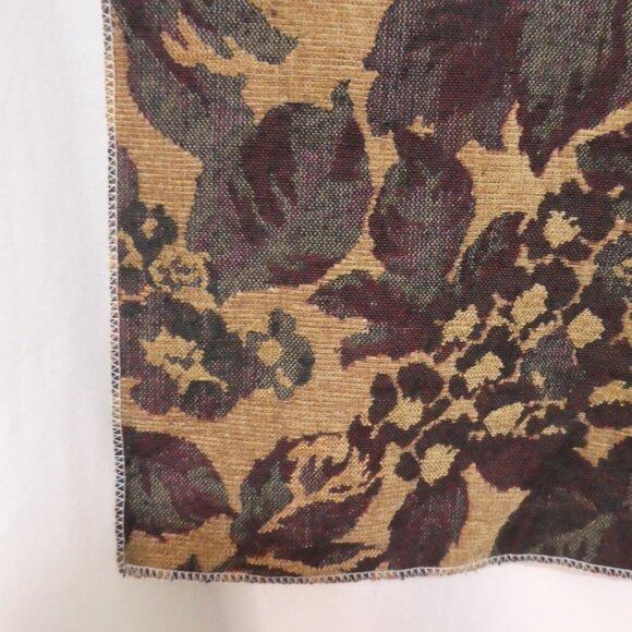 Source Unknown | 27 x 27 inches | Floral Tapestry Accent Piece - Picture 14 of 16